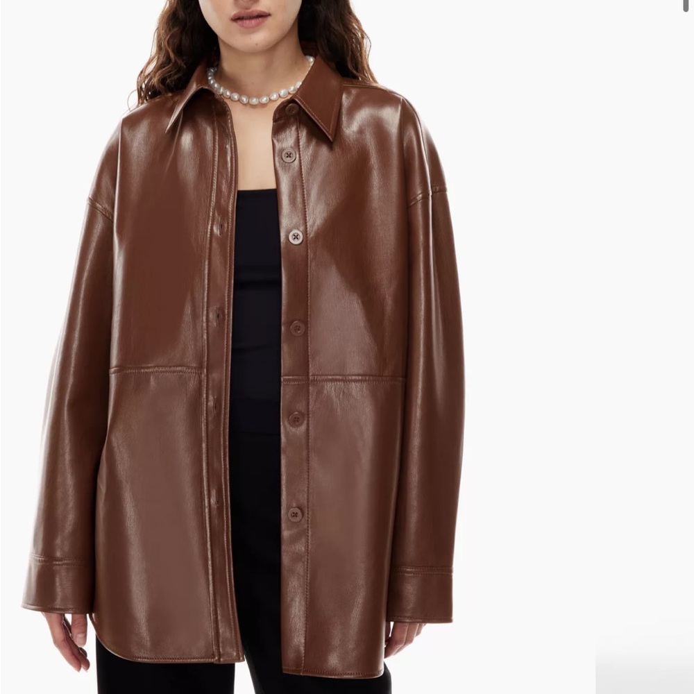 Babaton Pelli jacket XS 
Aritzia 
Brand New
With tags 
Coffee Brown